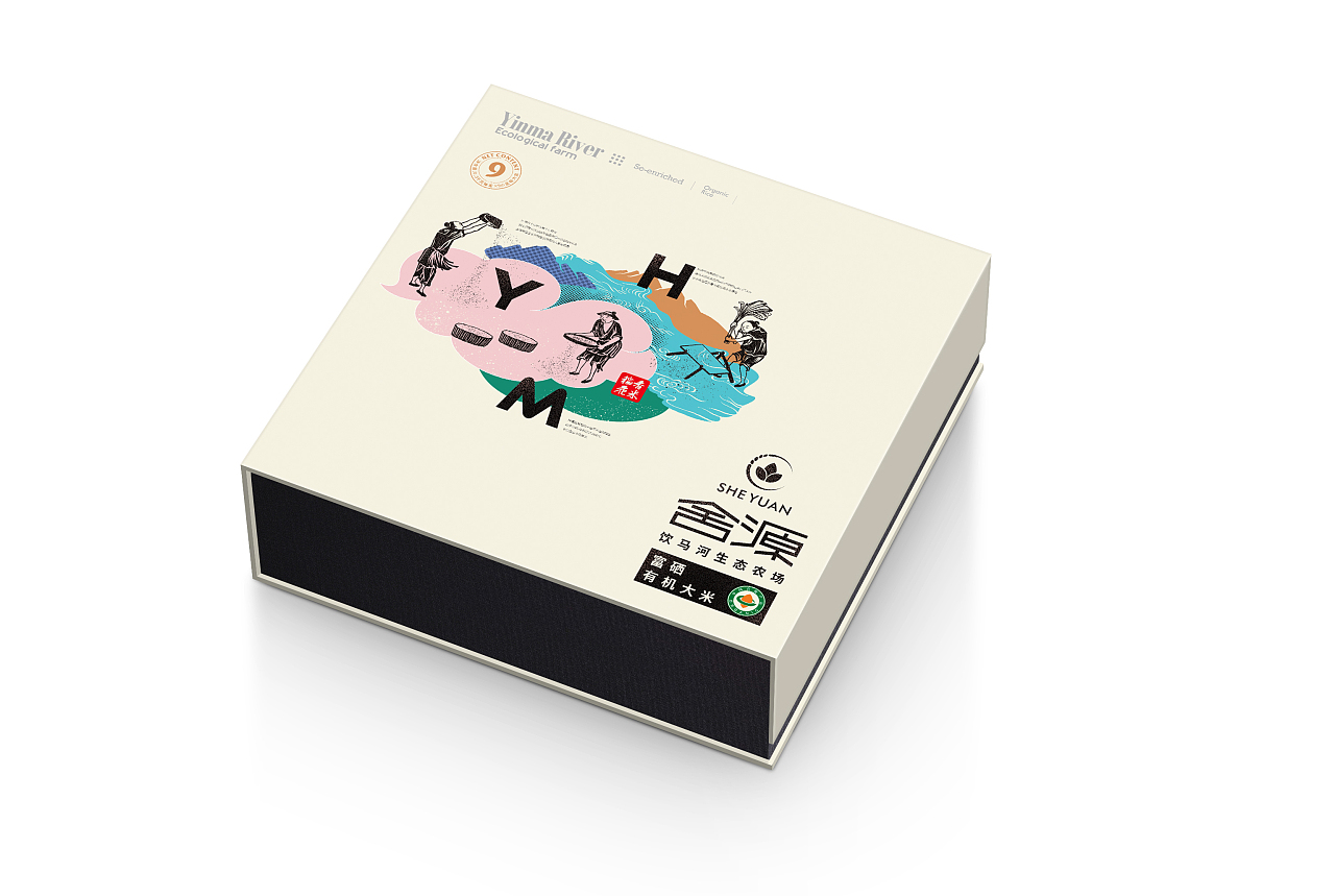 匠心精“裝”，自然饋贈(zèng)的味蕾之約——吉林飲馬河舍源有機(jī)大米包裝設(shè)計(jì)解析